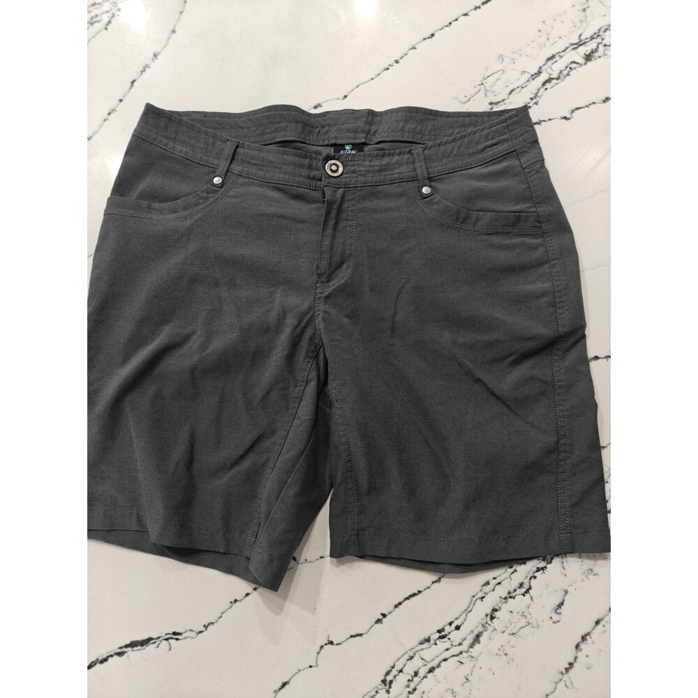 Kuhl Trekr Shorts Womens 10 Gray Performance 5.5" Inseam Stretch Hike